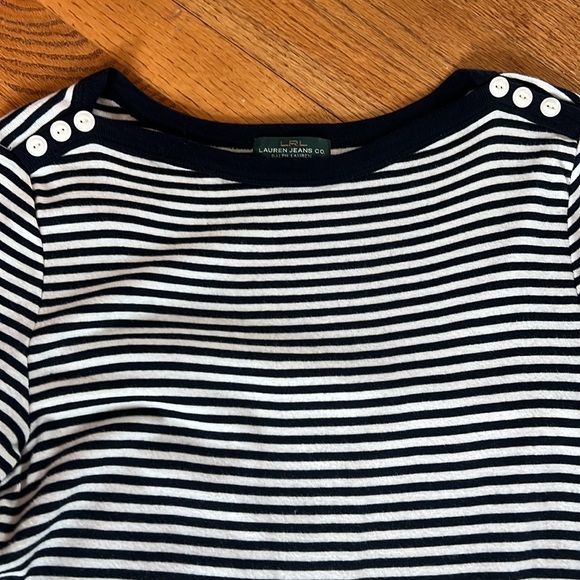 LRLRalphLaurenJeansCo.Excellent Condition.Soft100%Cotton.3/4 Sleeve Midi.S:L👠🎀 - Picture 5 of 7